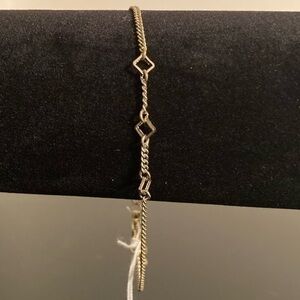 Dainty golden bracelet.